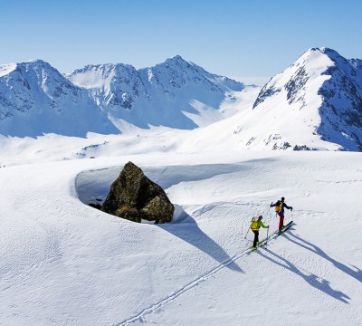 Ski Touring Adamello Glacier