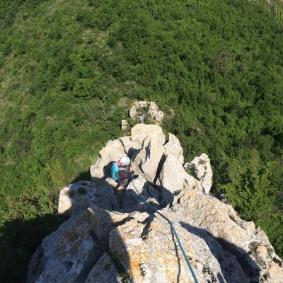Multi-pitch Rock Climbing In Finale Ligure