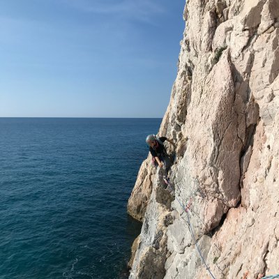 Multi-pitch Rock Climbing In Finale Ligure