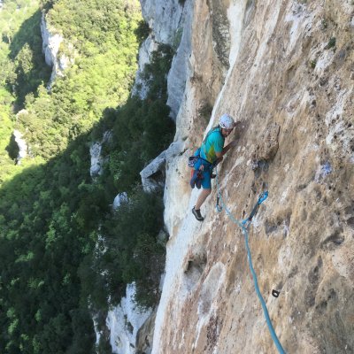 Multi-pitch Rock Climbing In Finale Ligure