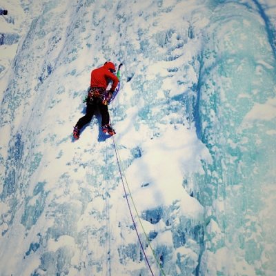 Ice Climbing In the Dolomites