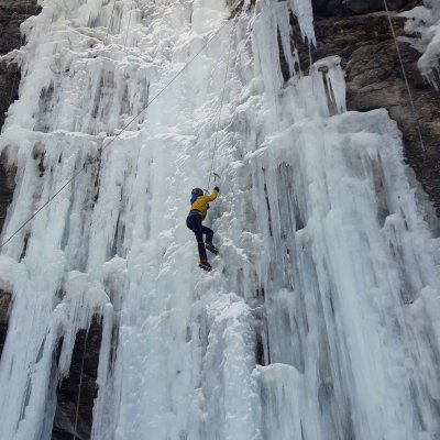 Ice Climbing In the Dolomites