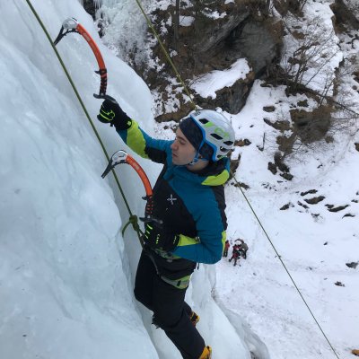 Ice Climbing In the Dolomites
