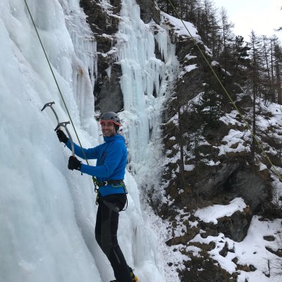 Ice Climbing In the Dolomites