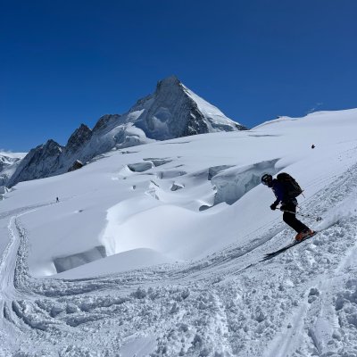 Ski touring in the Italian Alps