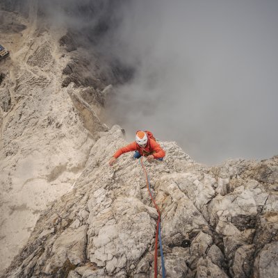Hut to Hut rock climbing in the Brenta Dolomites