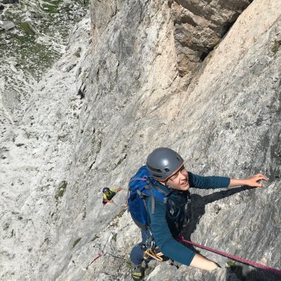 Hut to Hut rock climbing in the Brenta Dolomites