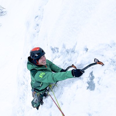 Ice Climbing in the Italian Alps